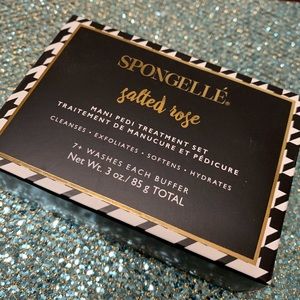 Spongellé Salted Rose Mani Pedi Treatment Set